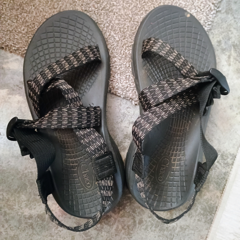Chaco Black and Gray Sandals